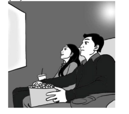 他們在看電影